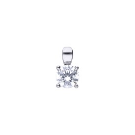 Luxusný strieborný prívesok s retiazkou Diamonfire 0.75ct